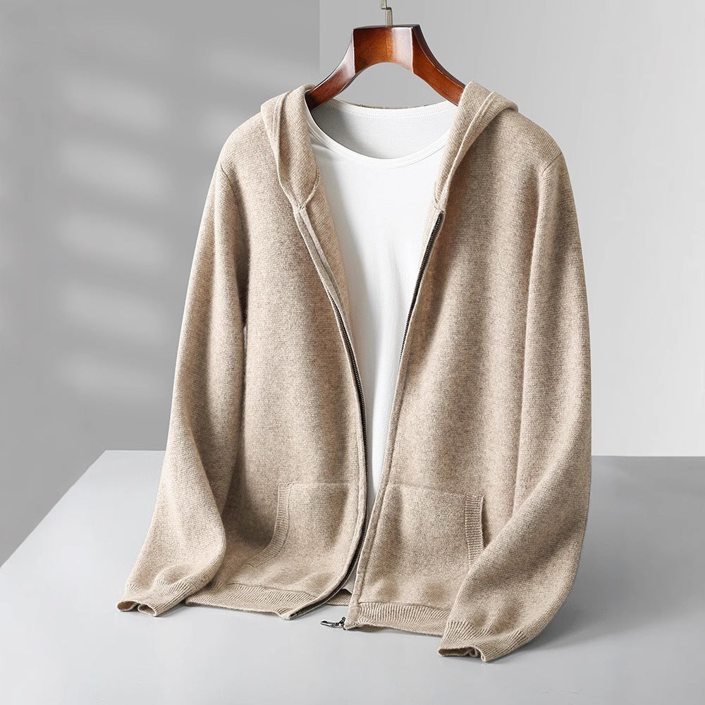 Zurich Cashmere Zip Hoodie