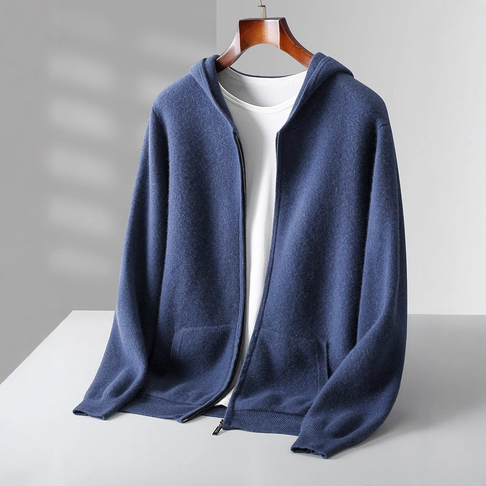 Zurich Cashmere Zip Hoodie