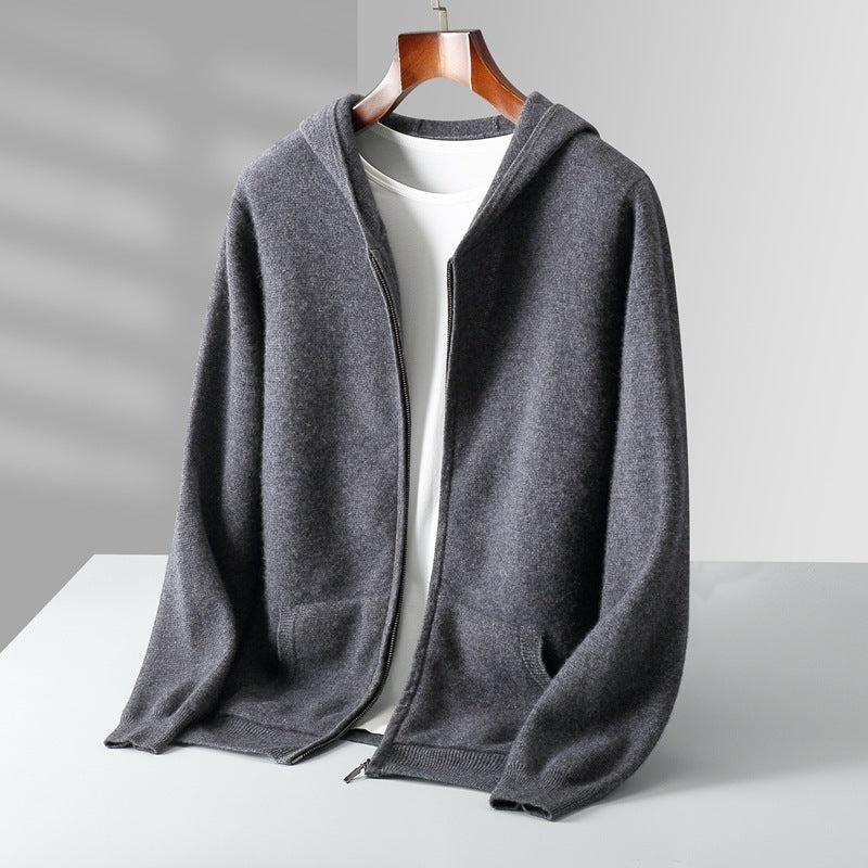 Zurich Cashmere Zip Hoodie