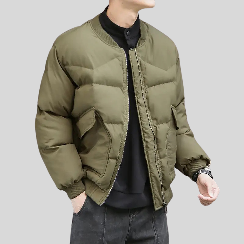 Alpine Quilted Bomber