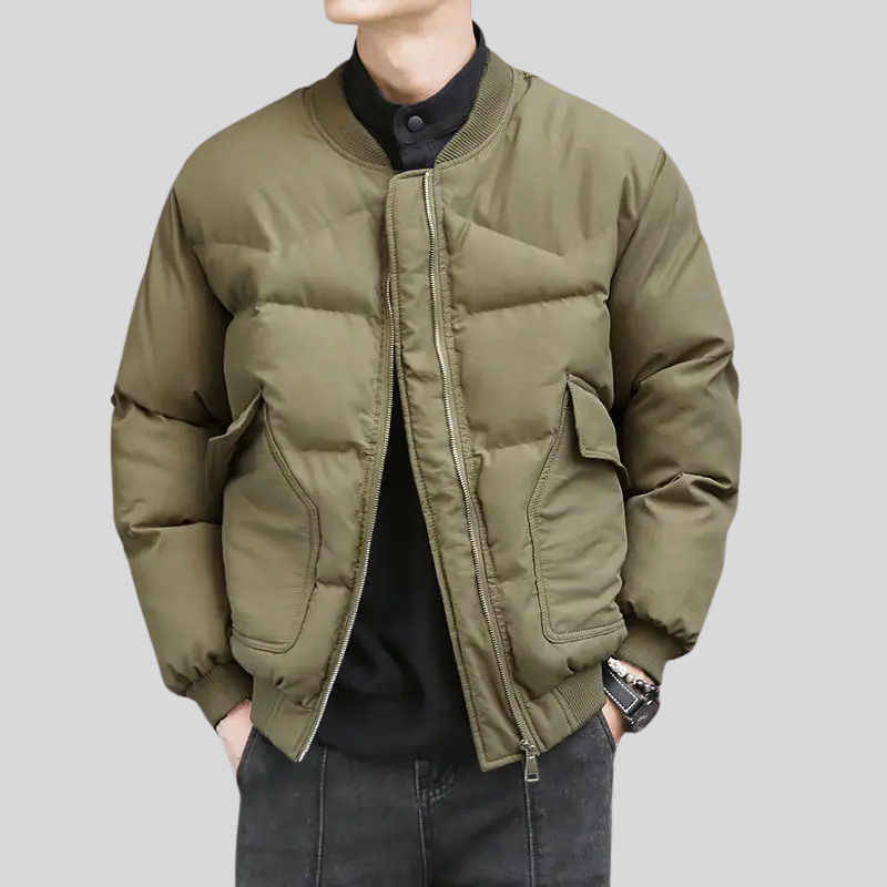 Alpine Quilted Bomber