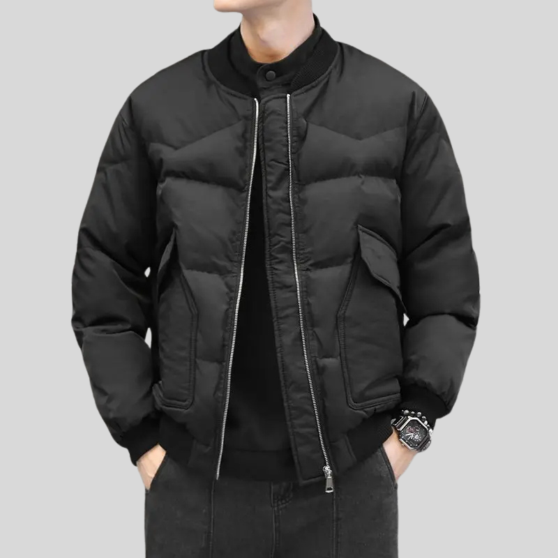 Alpine Quilted Bomber