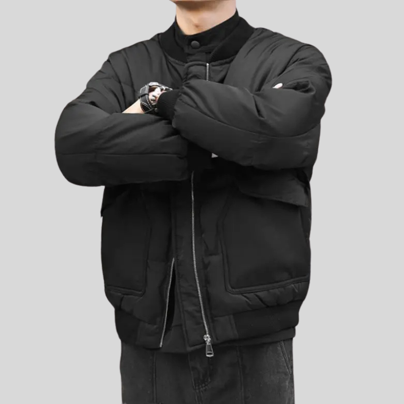 Alpine Quilted Bomber