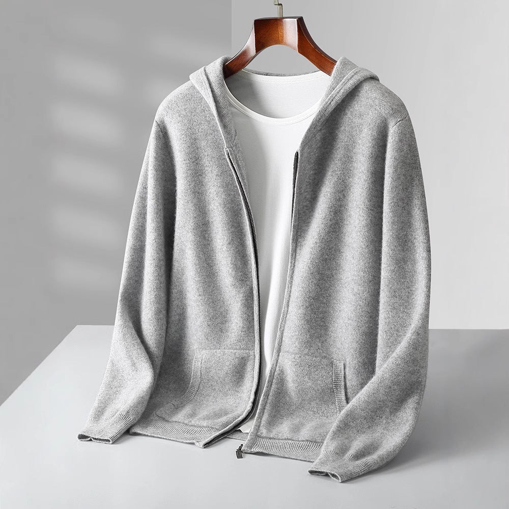 Zurich Cashmere Zip Hoodie
