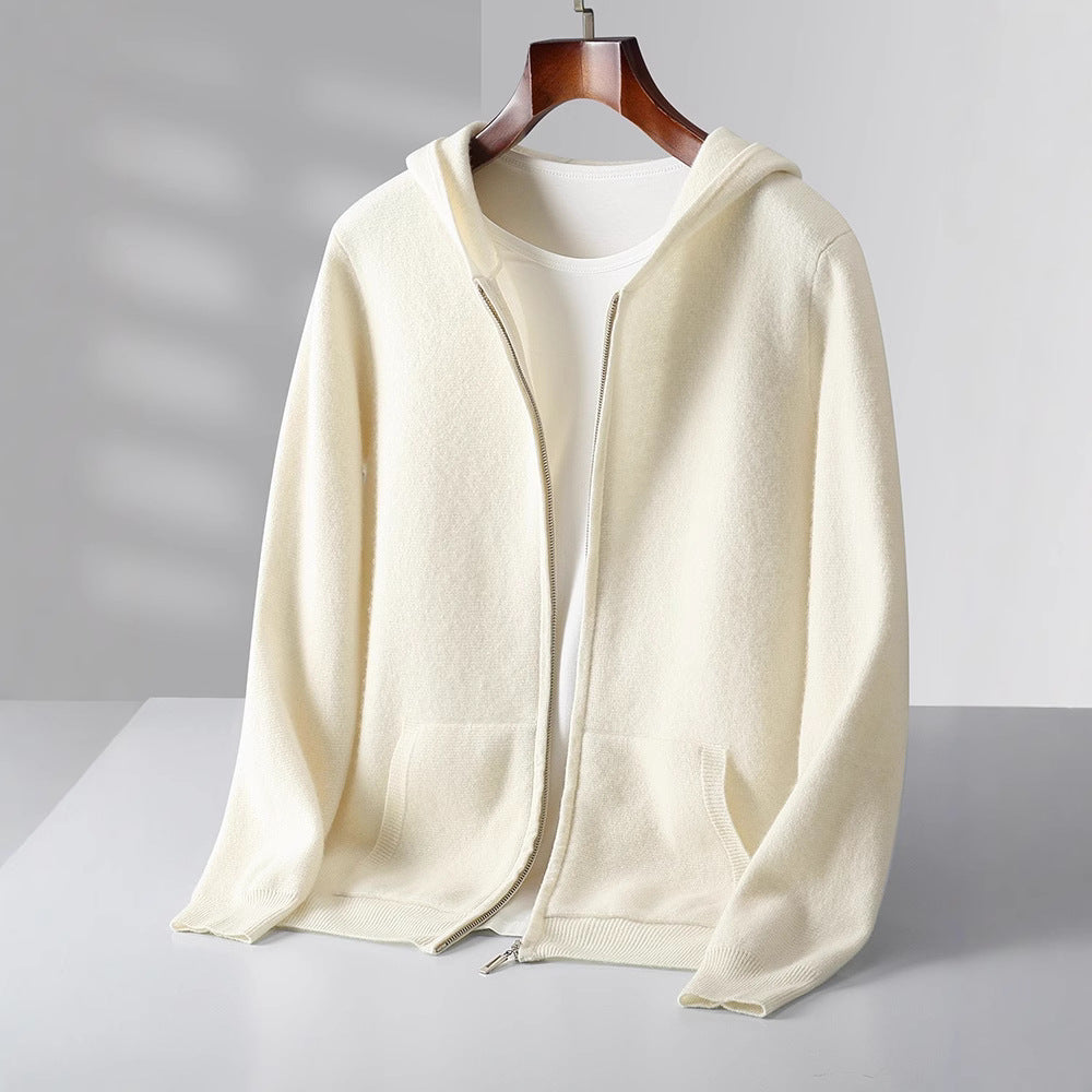 Zurich Cashmere Zip Hoodie