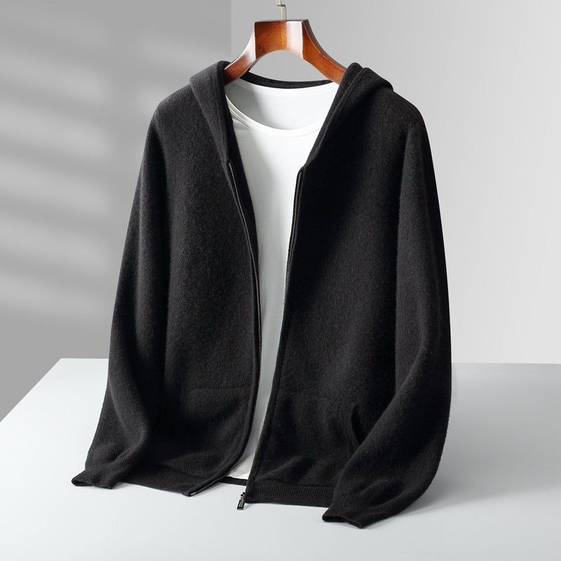 Zurich Cashmere Zip Hoodie